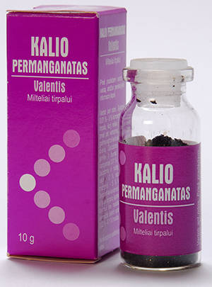 Kalio permanganatas Valentis