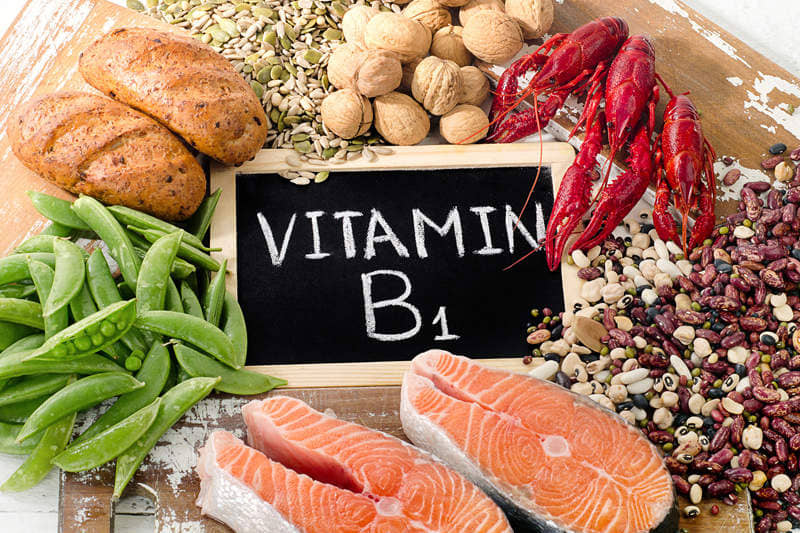 Vitamino B1 turintys produktai