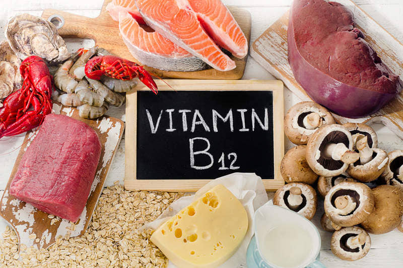 Vitamino B12 turintys produktai